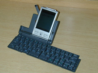 linux zaurus SL-A300 with Palm Wireless Keyboard